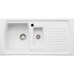 Abode Milford 1.5 Bowl Ceramic Sink - AW1043