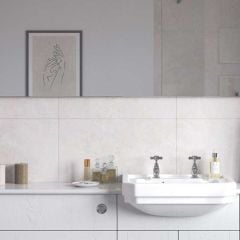Bathrooms by Trading Depot Dahlia End Panel - Satin White Ash - TDBT96089