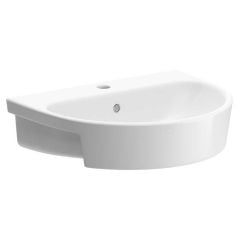 Bathrooms by Trading Depot Kelby 55.5cm Semi Recessed Basin - 1 Tap Hole - TDBT106134