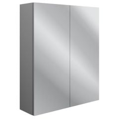 Bathrooms by Trading Depot Dahlia Double Door Mirror Cabinet - Grey Ash - TDBT96079