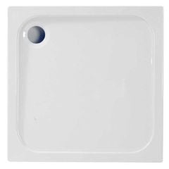 Bathrooms by Trading Depot Low Profile 760mm Square Shower Tray With Waste - TDBT104317