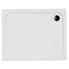 Bathrooms by Trading Depot Low Profile 900x700mm Rectangular Shower Tray With Waste - TDBT104321