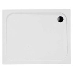 Bathrooms by Trading Depot Low Profile 1000x700mm Rectangular Shower Tray With Waste - TDBT104324