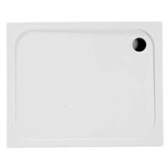 Bathrooms by Trading Depot Low Profile 1200x700mm Rectangular Shower Tray With Waste - TDBT104329