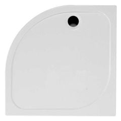 Bathrooms by Trading Depot Low Profile 900x760mm Left Hand Offset Quadrant Shower Tray With Waste - TDBT106700