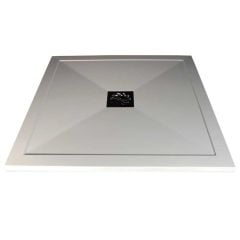 Bathrooms by Trading Depot Ultra-Slim 900mm Square Tray With Waste - TDBT3839