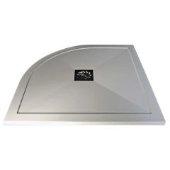 Bathrooms by Trading Depot Ultra-Slim 1200x800mm Left Hand Offset Quadrant Shower Tray With Waste - TDBT3869