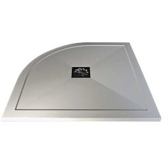 Bathrooms by Trading Depot Ultra-Slim 1200x900mm Right Hand Offset Quadrant Shower Tray With Waste - TDBT3872