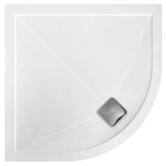 Bathrooms by Trading Depot Ultra-Slim 800mm Quadrant Shower Tray With Anti-Slip & Waste - TDBT96144