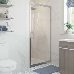 Bathrooms by Trading Depot Hudson 700mm Pivot Shower Door - TDBT101414