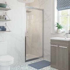 Bathrooms by Trading Depot Hudson 760mm Infold Shower Door - TDBT102823