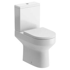 Bathrooms by Trading Depot Marina Close Coupled Open Back Comfort Height WC & Soft Close Seat - TDBT101515