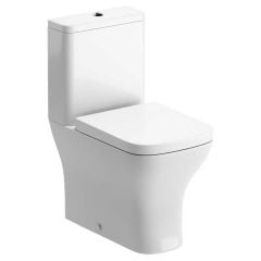 Bathrooms by Trading Depot Locklyn Short Projection Close Coupled WC & Wrapover Soft Close Seat - TDBT101519