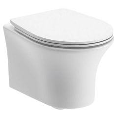 Bathrooms by Trading Depot Marlowe Rimless Wall Hung WC & Soft Close Seat - TDBT104937