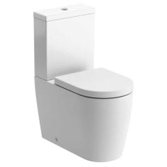Bathrooms by Trading Depot Ondine Rimless Close Coupled Comfort Height WC & Soft Close Seat - TDBT106143
