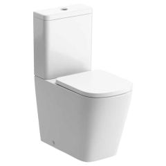 Bathrooms by Trading Depot Eyre Rimless Close Coupled Short Projection WC & Soft Close Seat - TDBT106147