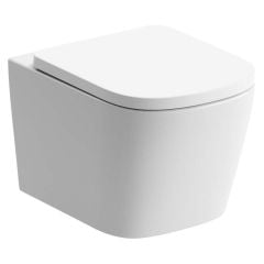 Bathrooms by Trading Depot Eyre Rimless Wall Hung WC & Soft Close Seat - TDBT1890