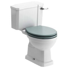 Bathrooms by Trading Depot Conway Close Coupled WC & Sea Green Soft Close Seat - TDBT1900