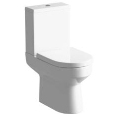 Bathrooms by Trading Depot Marina Close Coupled Open Back WC & Soft Close Seat - TDBT1914