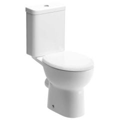 Bathrooms by Trading Depot Hurley Close Coupled Open Back WC & Soft Close Seat - TDBT1930