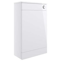 Bathrooms by Trading Depot Bay 500mm Floor Standing WC Unit - White Gloss - TDBT103308