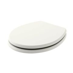 Bayswater Fitzroy Wooden Soft Close Toilet Seat - Pointing White - BAYF150