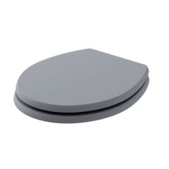 Bayswater Fitzroy Wooden Soft Close Toilet Seat - Plummet Grey - BAYF151