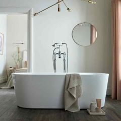 BC Designs Viado Acrymite® Acrylic Bath 1780mm x 800mm - Gloss White - BAS010