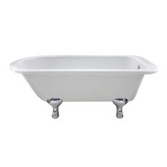 BC Designs Mistley 1700mm Bath with Feet Set 1 - Polished White - BAU057