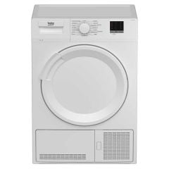 Beko DTLCE80051W Freestanding 8kg Condenser Tumble Dryer - White