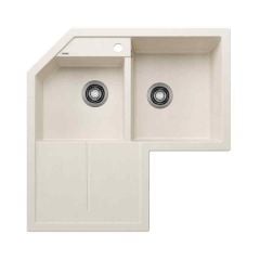 Blanco Metra 9 E Silgranit Inset Kitchen Sink Without Pop-Up Waste - Soft White - 526801