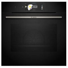 Bosch HBG7784B1 Series 8 Built In Oven With Home Connect - Black - Fornt View