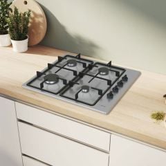 Bosch Series 2 60cm Gas Hob - Stainless Steel - PBP6B5K60