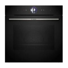 Bosch HSG7364B1B Series 8 Built-In Oven With Steam Function & Home Connect - Black