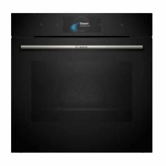 Bosch Series 8 Built In Oven With Steam Function & Home Connect - Black - HSG7584B1