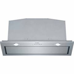 Bosch Series 6 DHL785CGB 70cm Canopy Cooker Hood - Brushed Steel - Mounted Front View