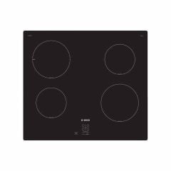Bosch Series 2 PUG61RAA5B 60cm Induction Hob - Black Glass - Induction Zones Top View