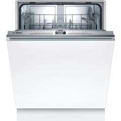 Bosch Series 4 SMV4HTX27G Built-In 12 Place 60cm Dishwasher - White - Open Front View