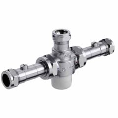 Bristan Gummers 22mm Thermostatic Mixing Valve with Isolation - MT753CP-ISO