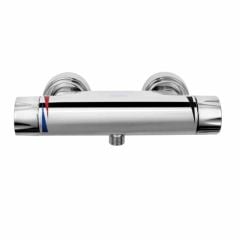 Bristan OPAC Thermostatic Exposed Bar Shower Valve with Fast Fit Connections - OP SHXVO ISOL EH C