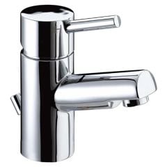 Bristan Prism Basin Mixer Tap with Eco Click & Pop-up Waste - Chrome - PM EBAS C Full View