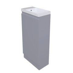 Calypso Veneto One Door Floor Standing Vanity Unit - Shale - 4925