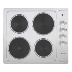 Candy Hot Plate CLE64KX 60cm Electric Solid Plate Hob - Stainless Steel