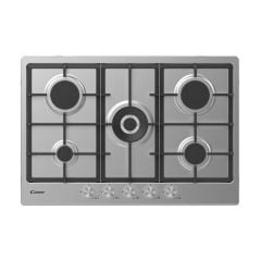 Candy Moderna CHG74WPX 75cm Gas Hob - Stainless Steel - Clean