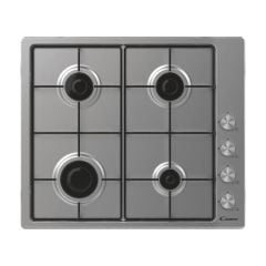 Candy Moderna CHW6LPX 60cm Gas Hob - Stainless Steel - Clean