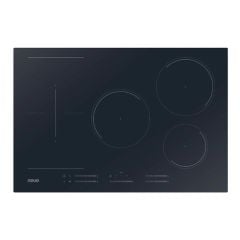 Neue by Candy NIES55MCTT 80cm Induction Hob - Black Glass - Clean