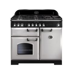Rangemaster Classic Deluxe 100 Dual Fuel Royal Pearl Chrome - CDL100DFFRP/C