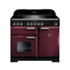 Rangemaster Classic Deluxe 100 Induction Cranberry Chrome - CDL100EICY/C