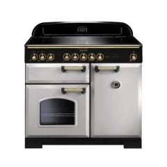Rangemaster Classic Deluxe 100 Electric Range Cooker Royal Pearl CDL100EIRP/B