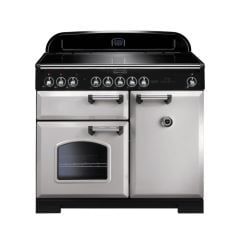 Rangemaster Classic Deluxe 100 Electric Range Cooker Royal Pearl CDL100EIRP/C